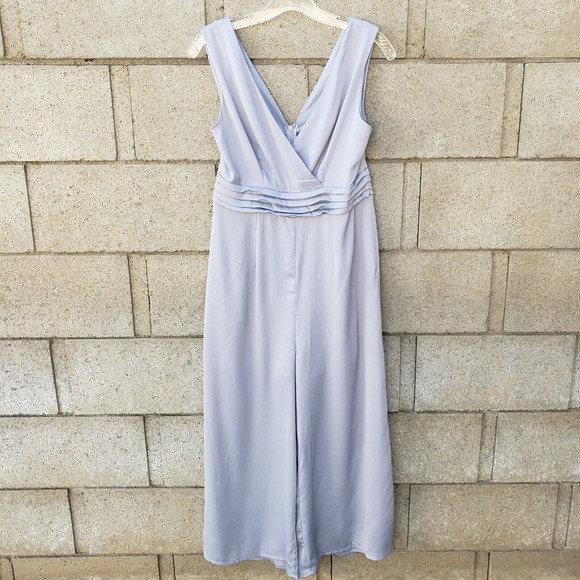 Ajoy Sleeveless Jumpsuit Women Size 10 with Waist Detail Greyblue New With Tags - Picture 9 of 12
